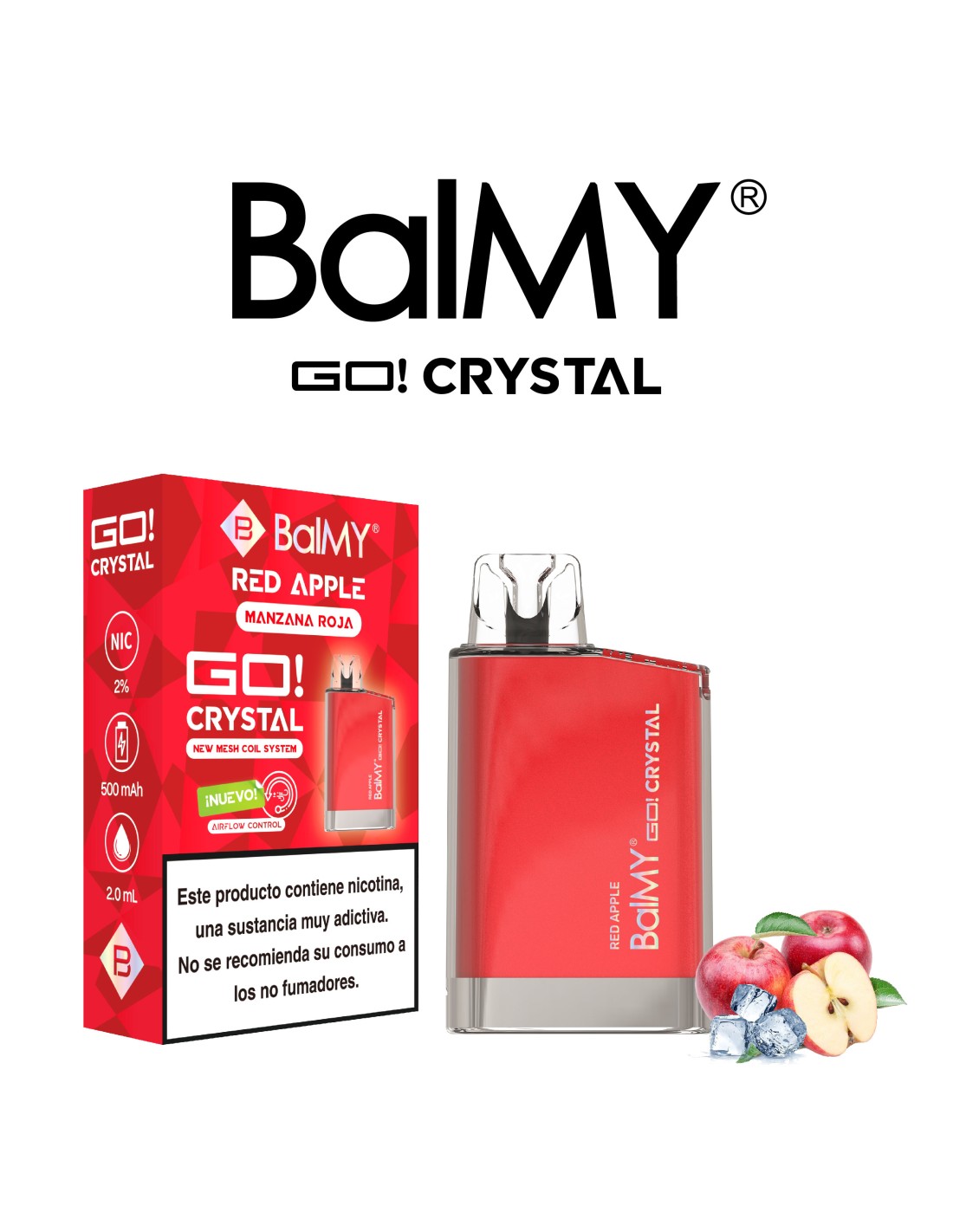 Vaper desechable Balmy Crystal Shisha Edition